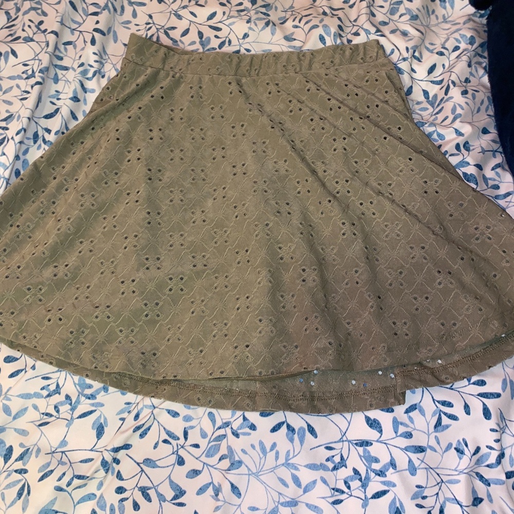 Originality Green Flower Skirt